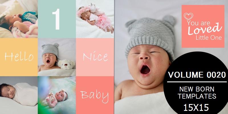 New Born templates 15X15 - 0020